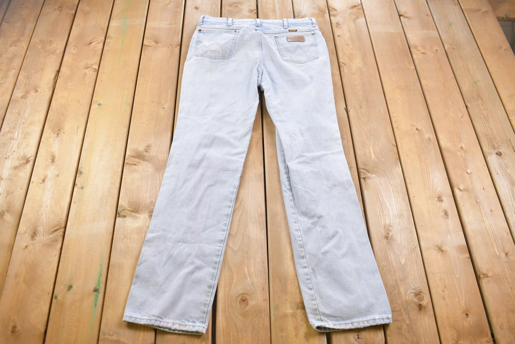 Vintage 1990s Wrangler Light Wash Jeans 35 x 33