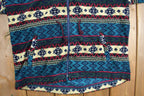 Vintage 1990s All Over Aztec Pattern Fleece Sweater