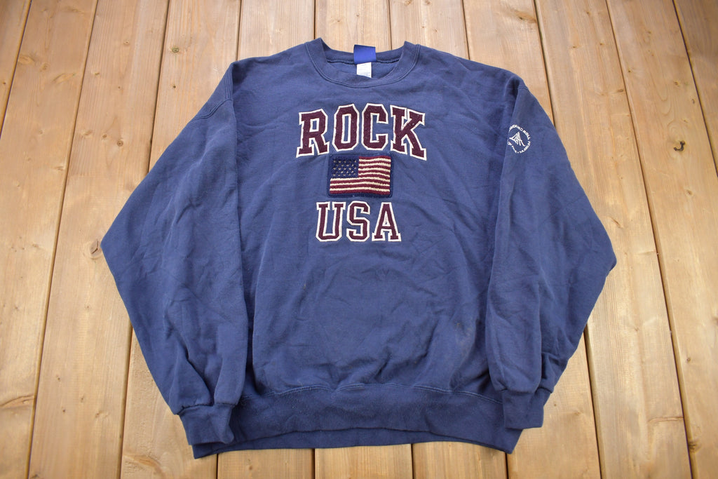 Vintage 1990s Rock And Roll Hall Of Fame Crewneck Sweatshirt