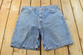 Vintage 1990s Levi's 550 Relaxed Fit Denim Blue Jean Shorts Men's 38 / 90s Jorts / Streetwear / Hypebeast / Street Style