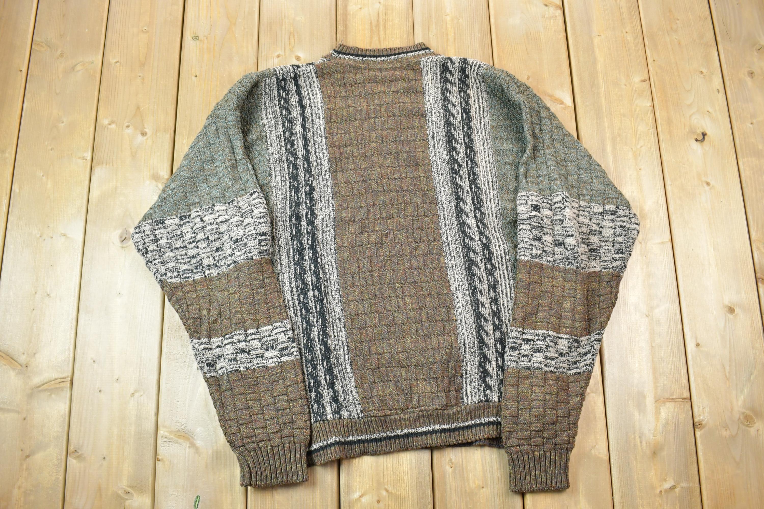 Vintage 1990s Lavane New York Knit Crewneck Sweater