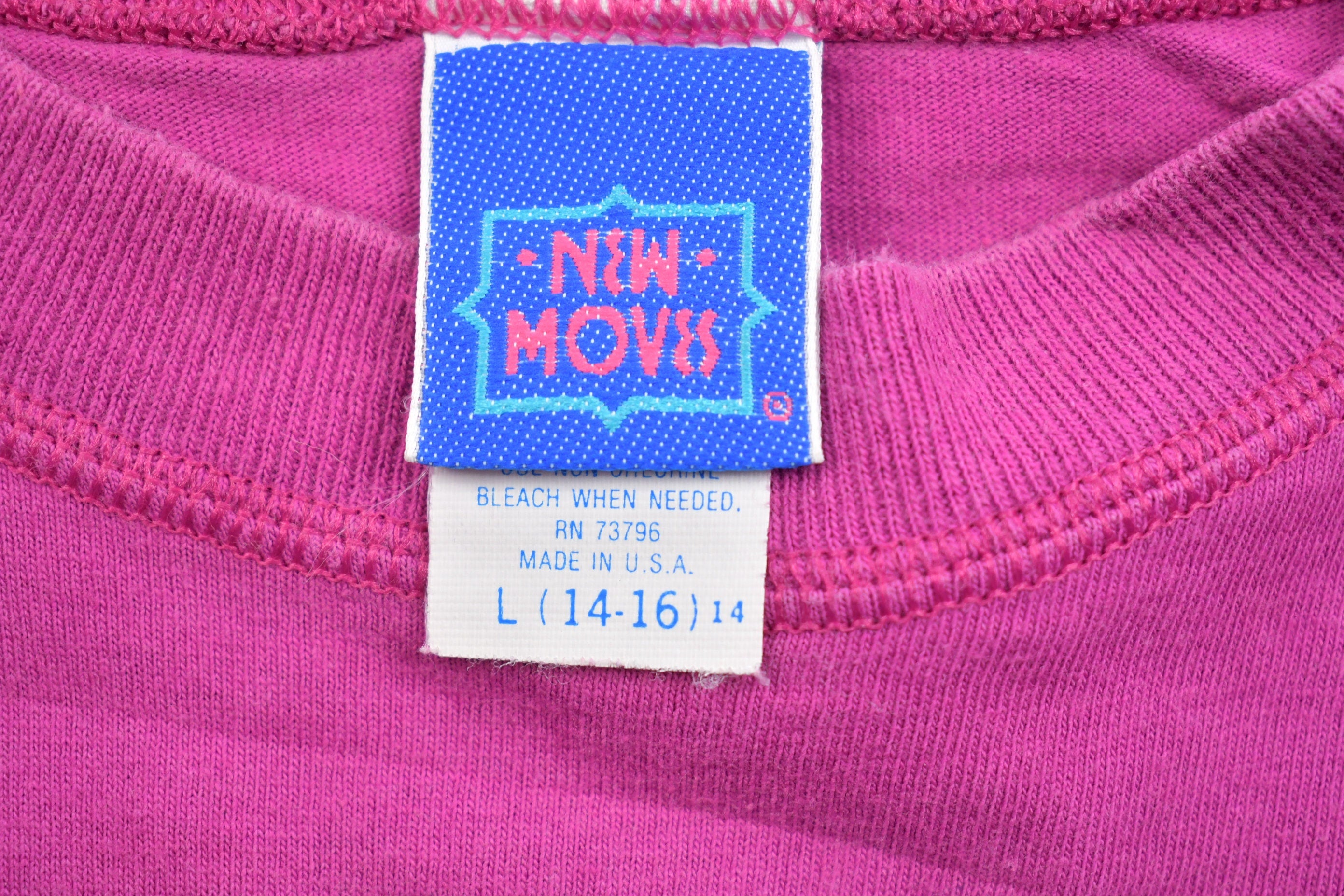 Vintage 1990s Blank Pink Shirt Graphic T Shirt