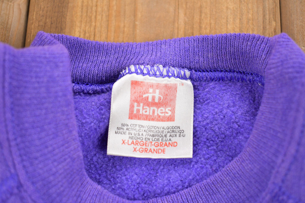 Vintage 1990s Made In USA Raglan Sleeve Crewneck Sweatshirt