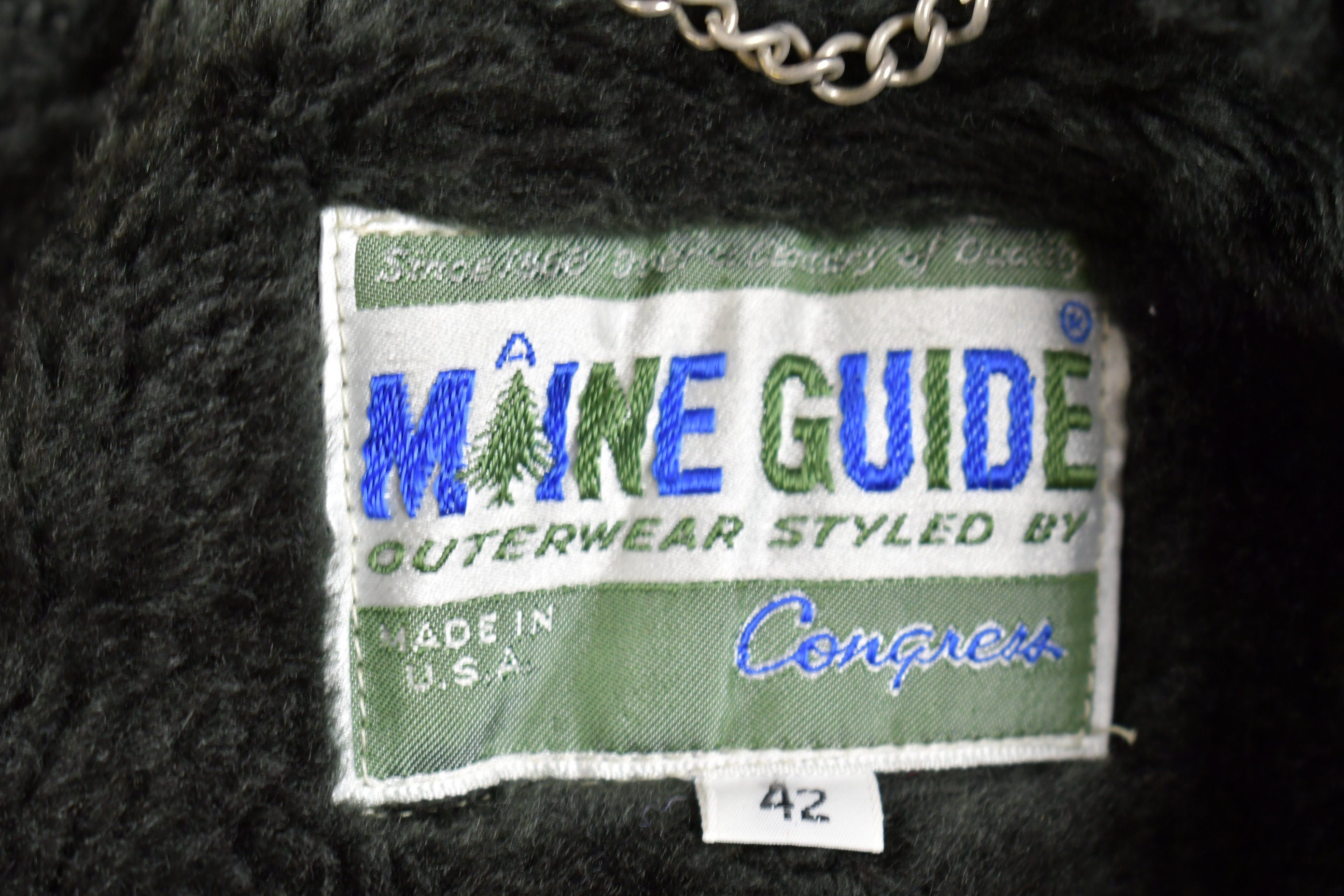 Vintage 1980s Main Quide Congress Full Length Jacket