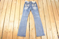 Vintage Deadstock Y2K Grace In LA Bedazzled Bootcut Low Rise Jeans Women's Size 26 x 32
