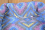 Vintage 1990s Half Button Up Aztec Print Fleece Sweater