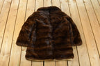 Vintage 1970s Mink Fur Coat Adult Large