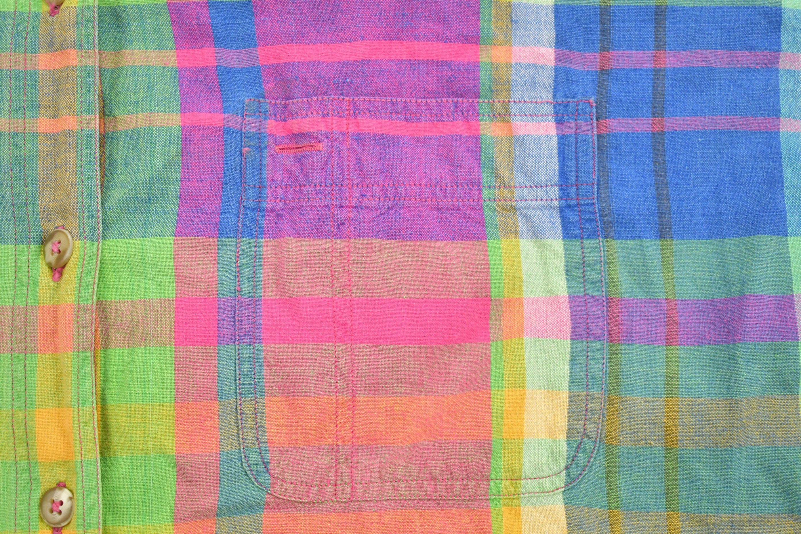 Vintage 1990s Hunt Club Striped Button Up Shirt