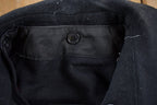 Vintage 1990s Black Lined Trench Coat