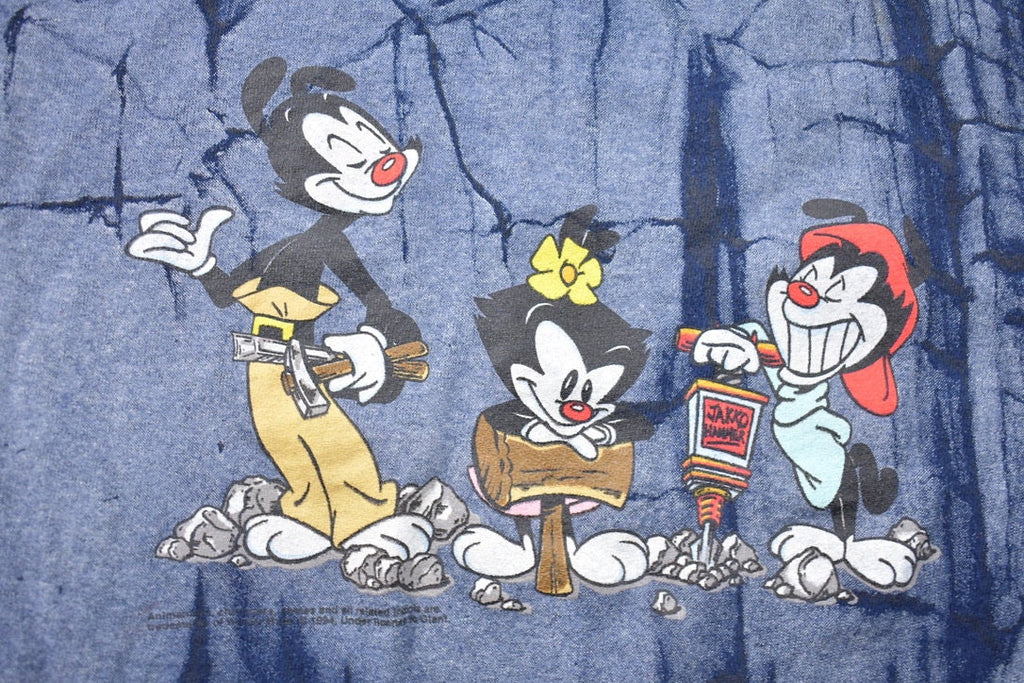 Vintage 1995 Animaniacs Mount Rushmare Cartoon Promo T-shirt