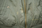 Vintage 1990s Bomber Jacket Reversible Green