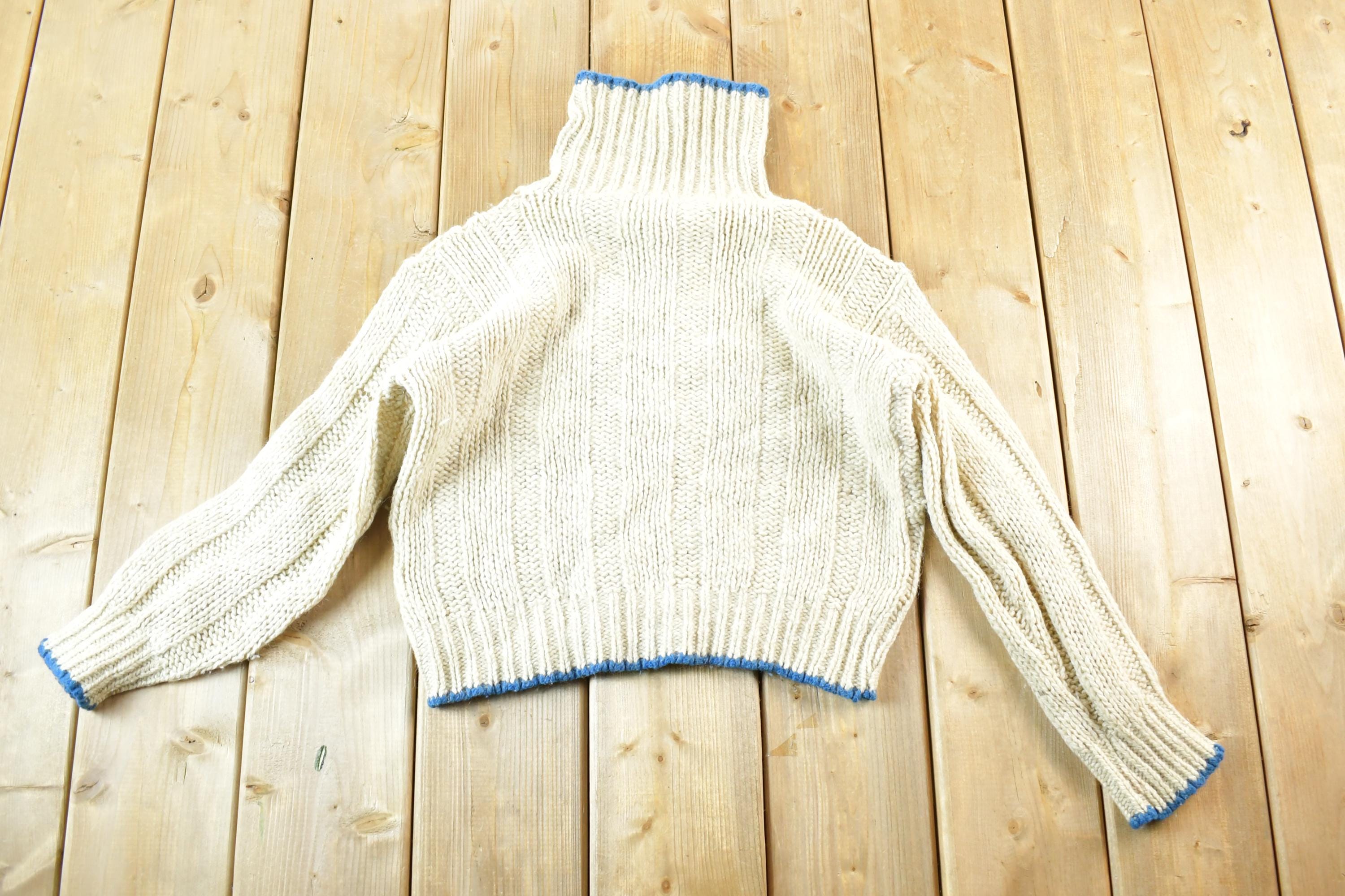 Vintage 1970s Gary Reed Wool Knit Sweater womens S