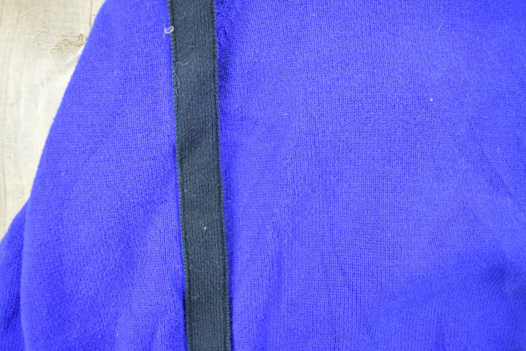 Vintage 1990s Lauren By Ralph Lauren Quarter Button Fancy Dress Up Knit Crewneck Sweater