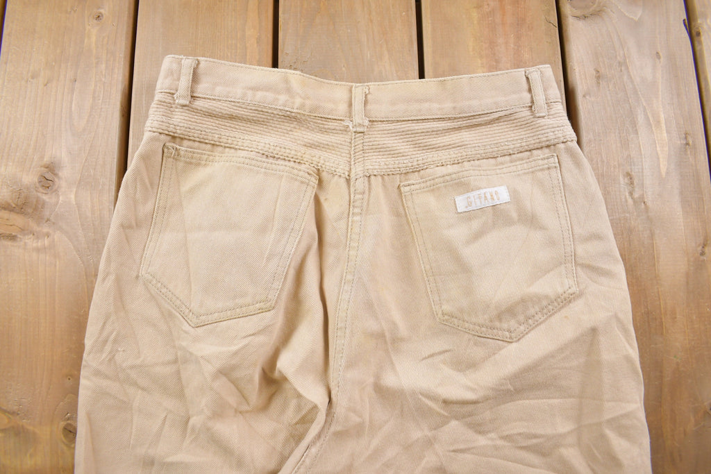 Vintage 1990's Gitano Beige Pants 30 x 26