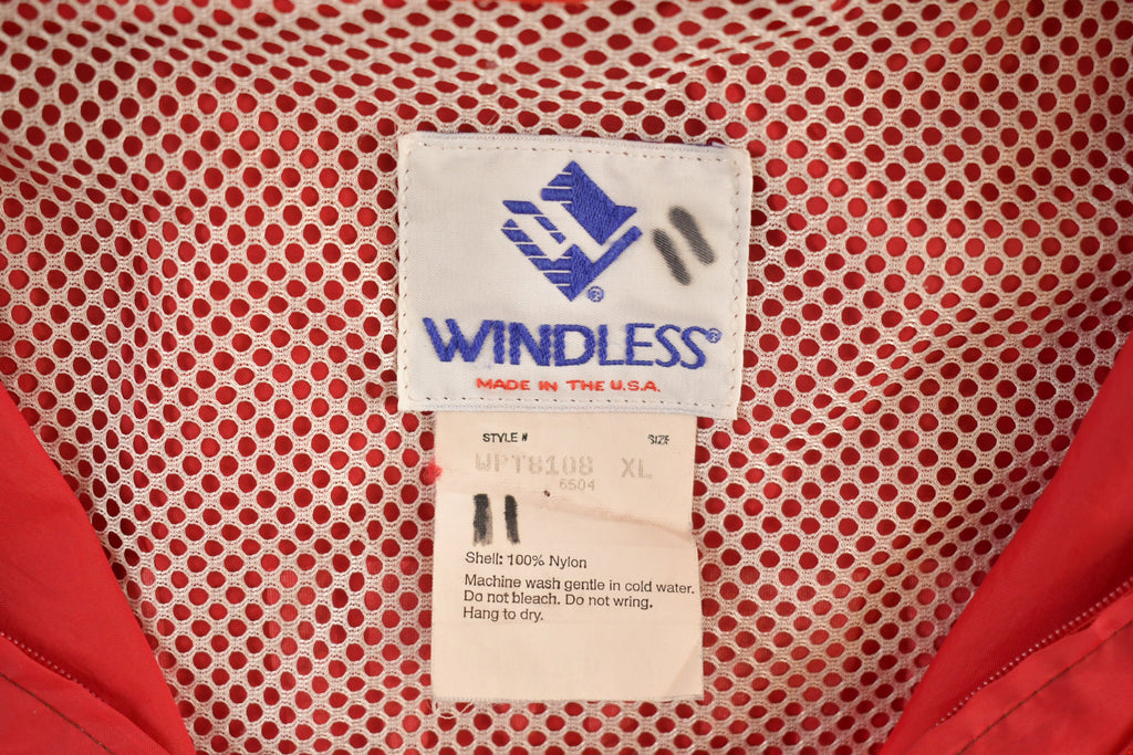 Vintage 1990s Lifeguard Quarter Zip Windbreaker