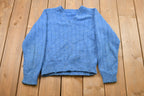 Vintage Knitted V-Neck Sweater