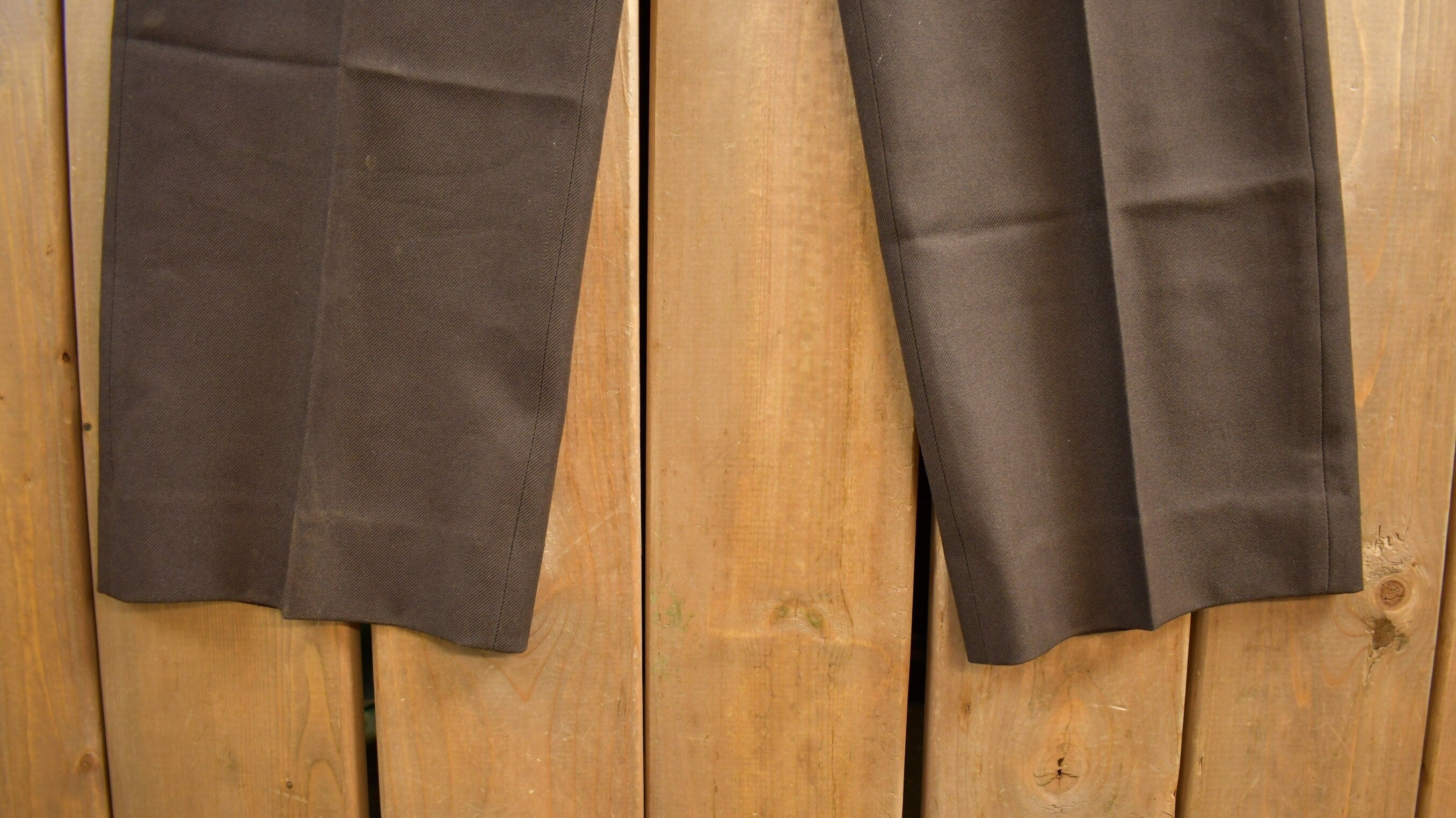 Vintage 1980s Tip Top Tailors Brown Dress Pants Size 36x29