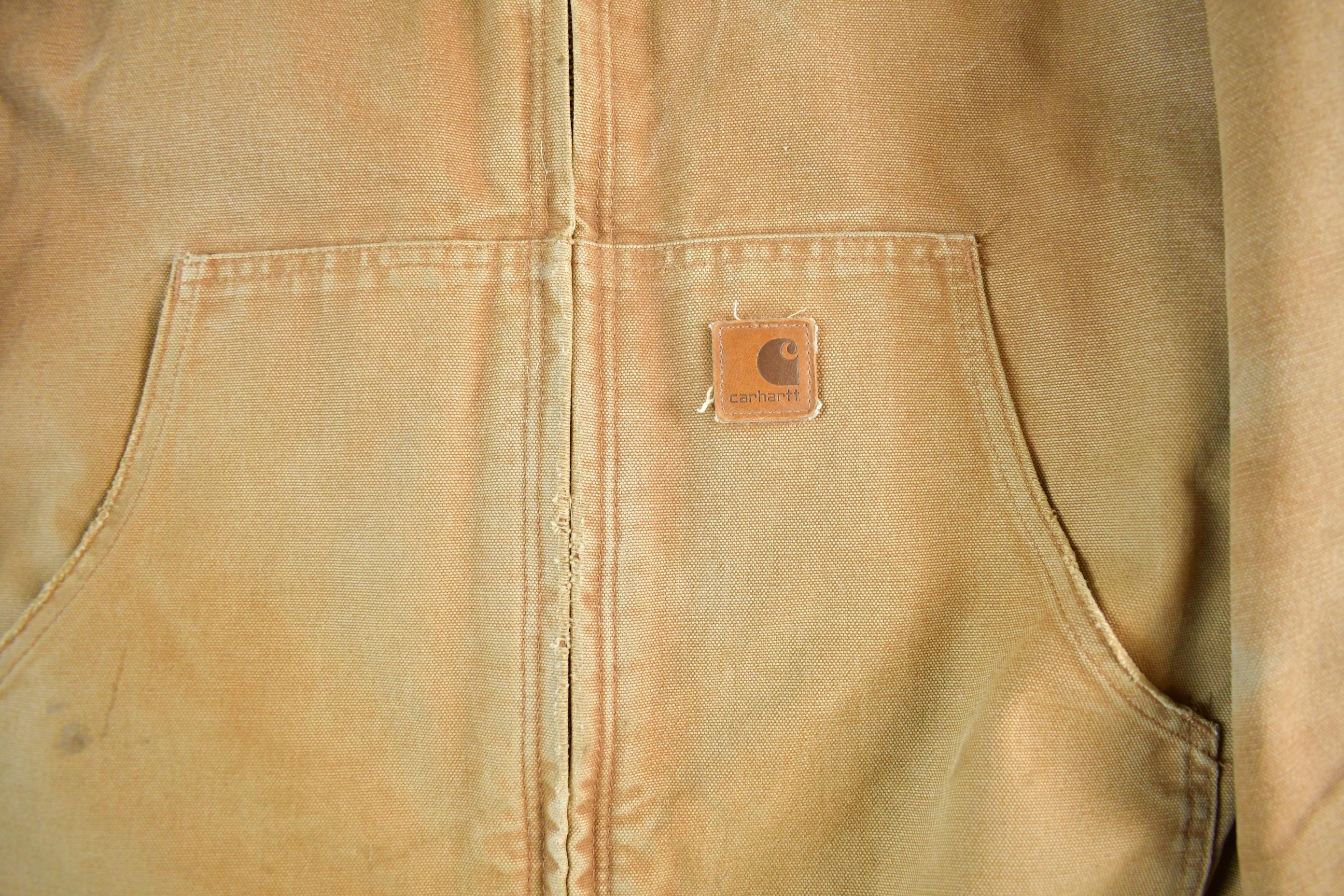 Vintage 1990s Carhartt Hooded Jacket Men's Large