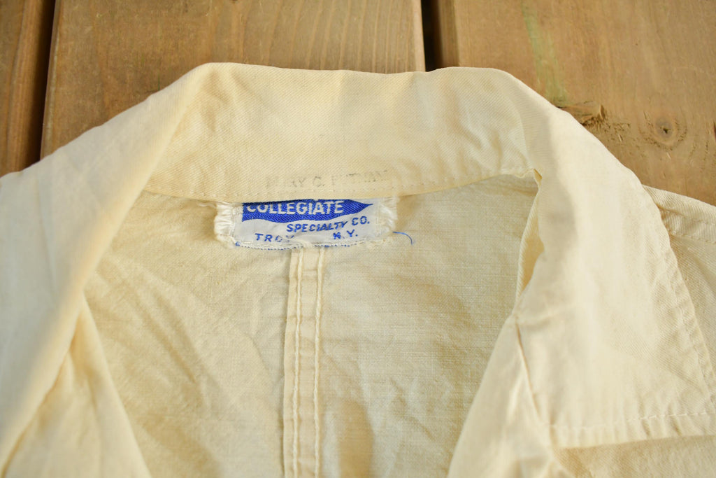 Vintage 1950s 1960s Collegiate Specialty Company of Troy Fraternity Jacket Men's Small