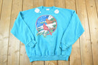 Vintage 1990s Winter Cardinal AOP Crewneck Sweatshirt Mens XL