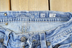 Vintage Y2K Miss Me Bedazzled Low Rise Jeans Size 28x31