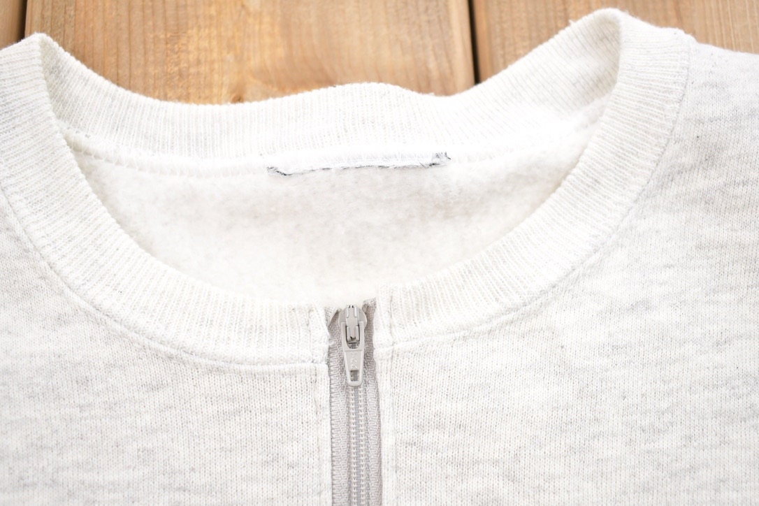 Vintage 1994 TGIF Grandma Quarter Zip Crewneck Sweater