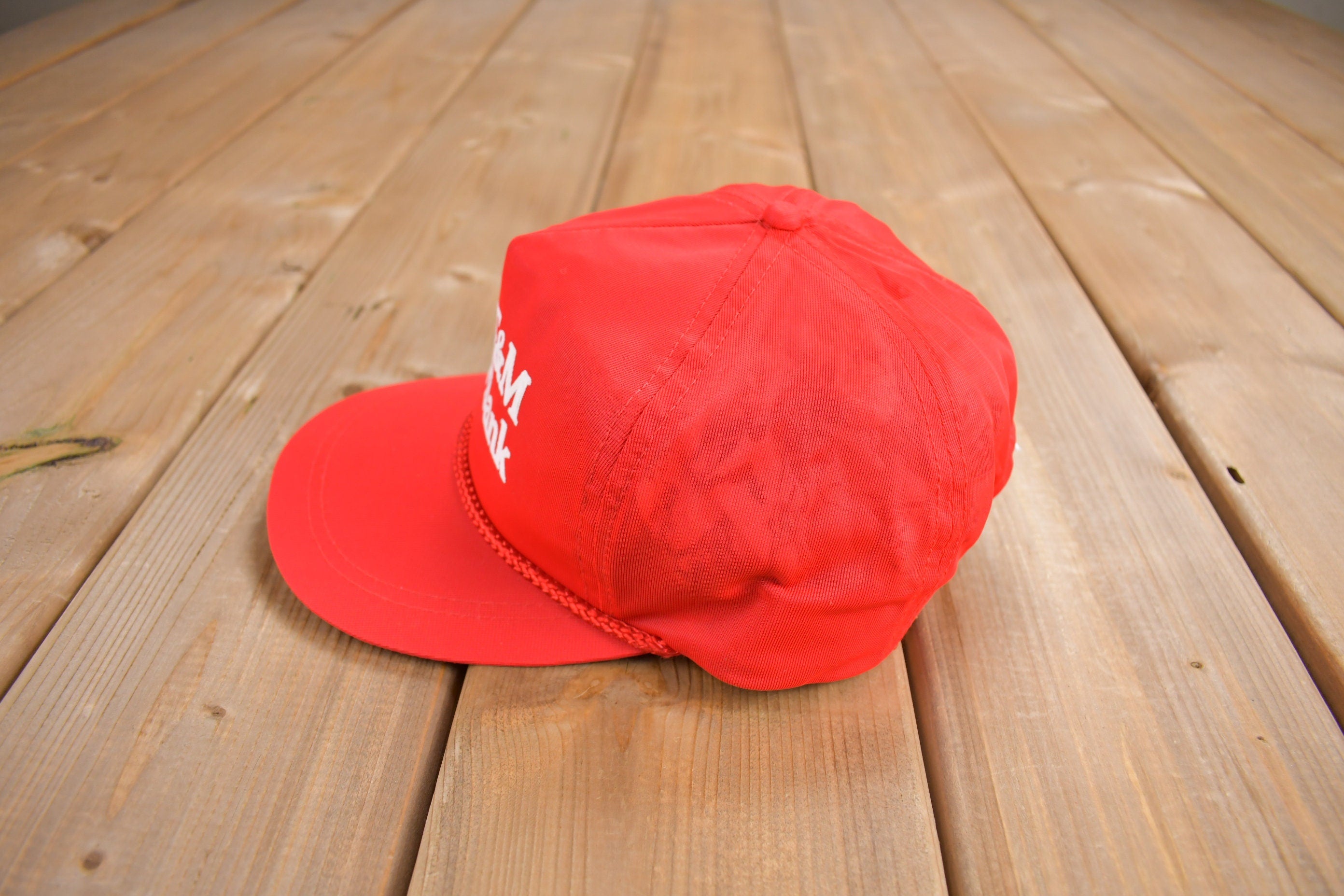 Vintage 1990s F&M Bank Snapback Hat