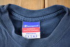 Vintage 1990s Champion Embroidered T Shirt Size L