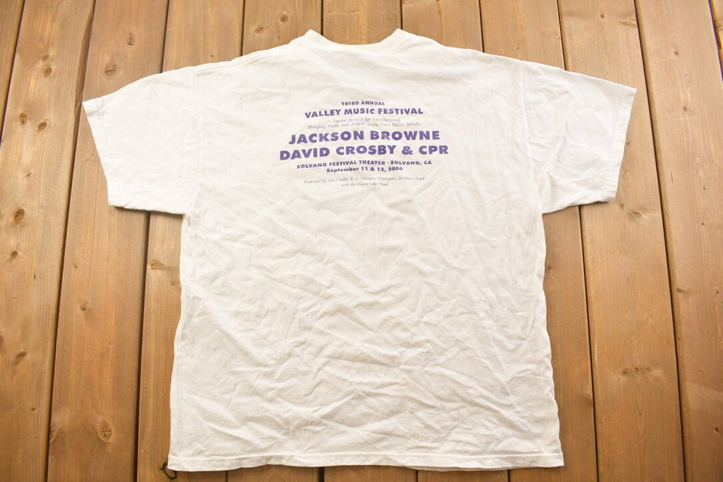 Vintage 2000 Valley Music Festival Graphic T Shirt