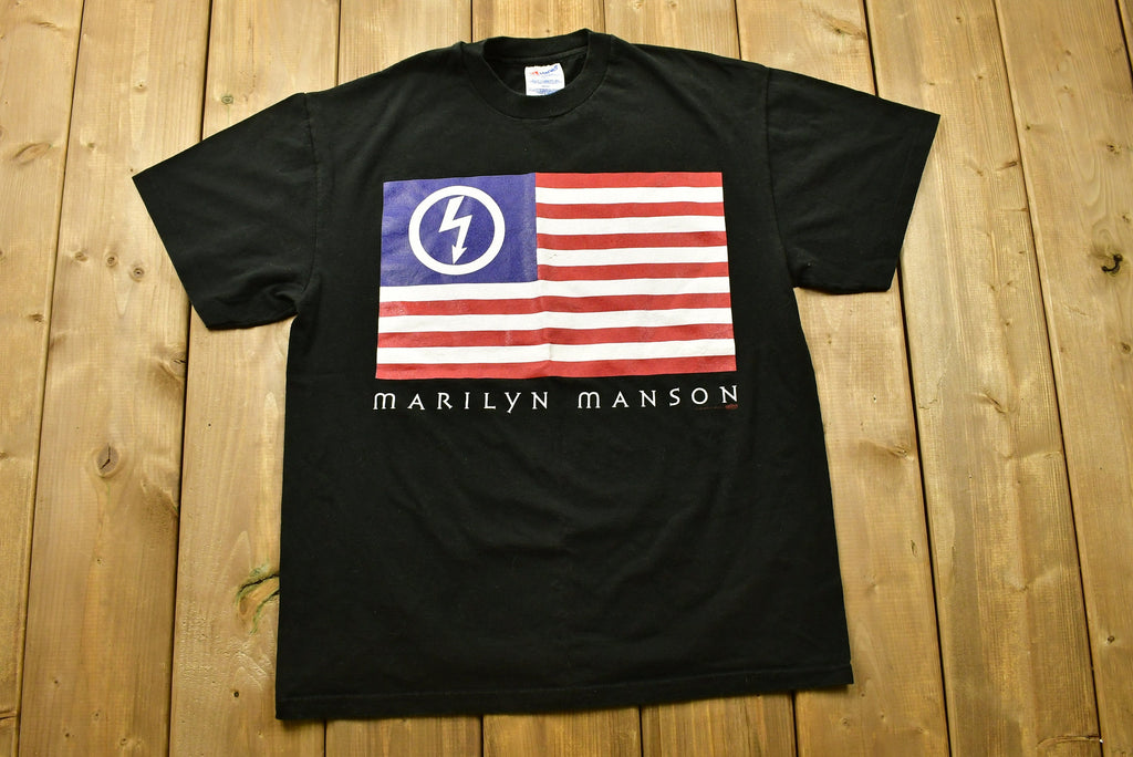 Vintage 1997 Marilyn Manson American Antichrist Band T-Shirt Deadstock