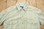 Vintage 1970s Pendleton Plaid Button Up Board Shirt