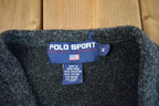 Vintage 1990s Polo Sport Ralph Lauren Fleece Sweater Vest