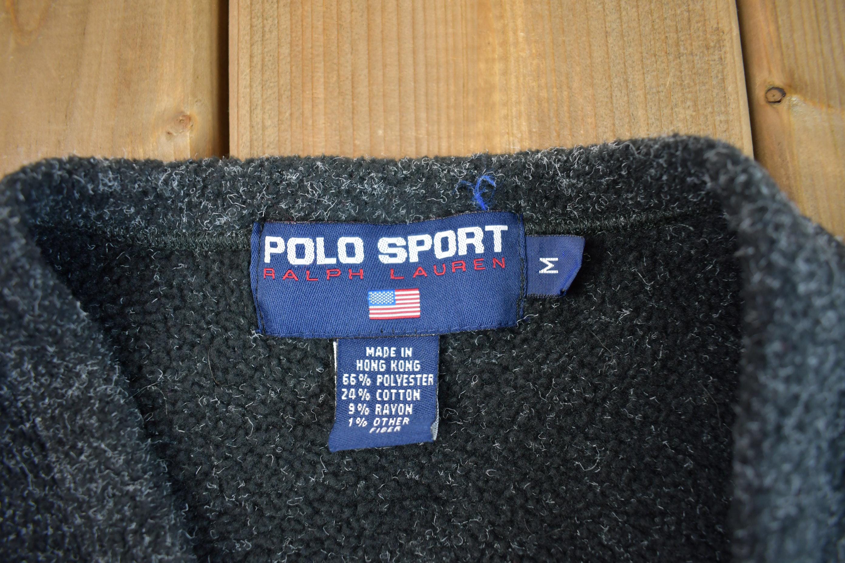 Vintage 1990s Polo Sport Ralph Lauren Fleece Sweater Vest
