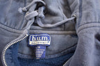 Vintage 1990s Bum Equipment Zip Up Hoodie Made In USA