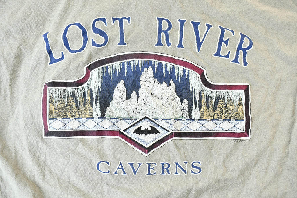 Vintage 1990s Lost River Caverns Souvenir Cave Graphic Travel T-Shirt
