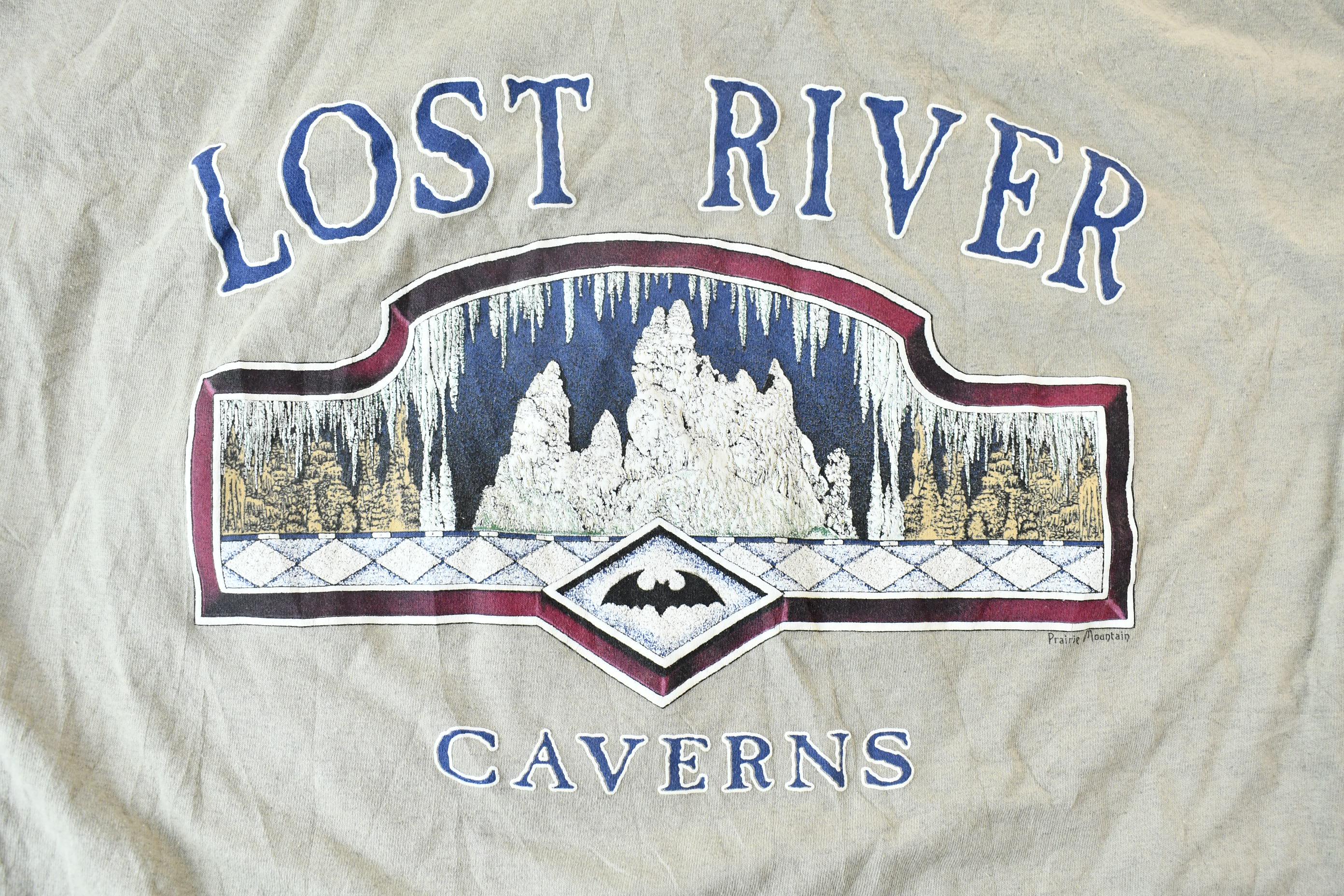 Vintage 1990s Lost River Caverns Souvenir Cave Graphic Travel T-Shirt
