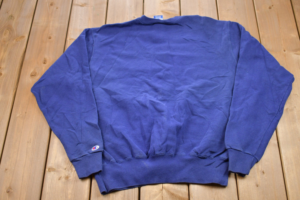 Vintage 1990s Champion Embroidered Logo Sweatshirt