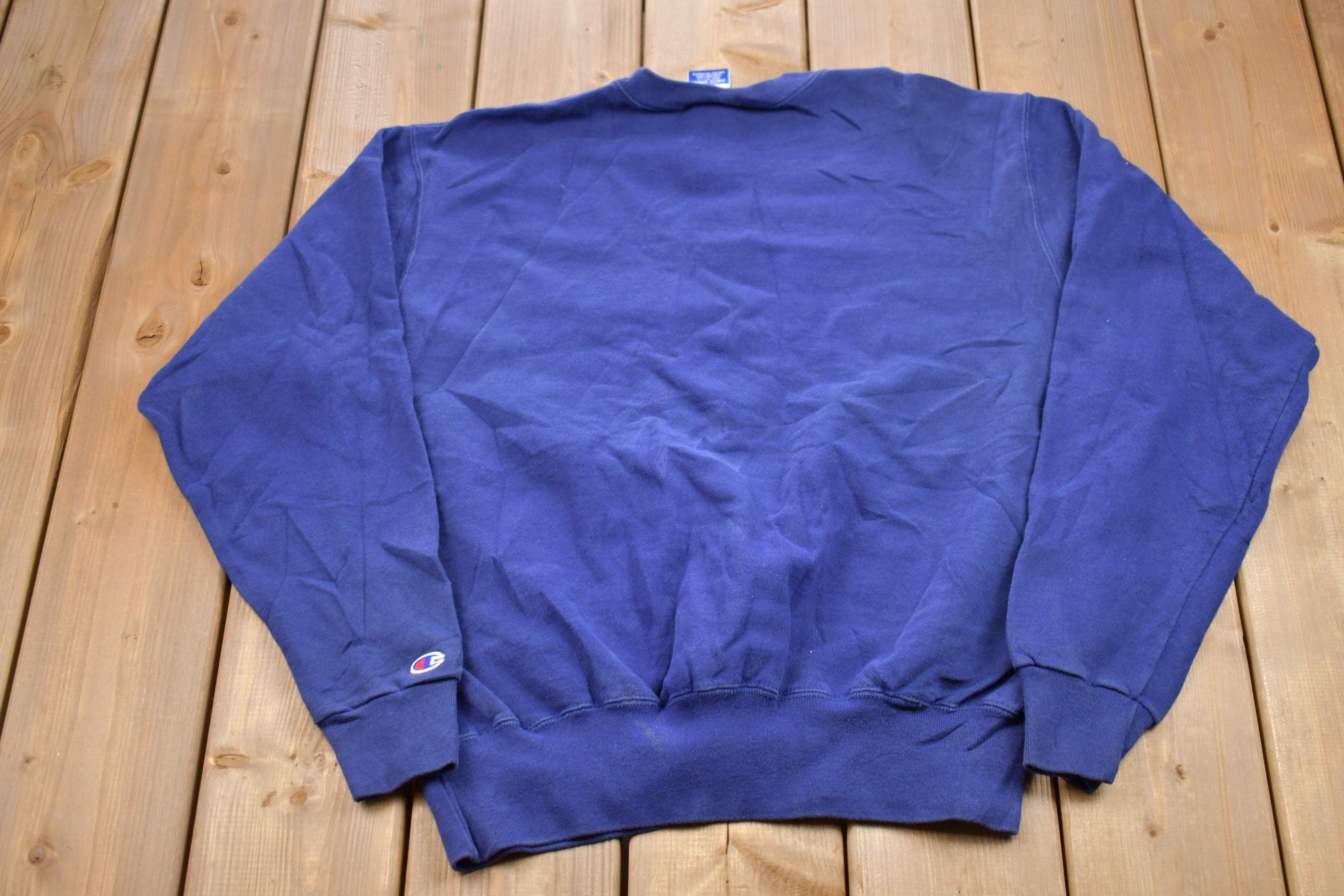 Vintage 1990s Champion Embroidered Logo Sweatshirt