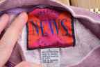 Vintage 1990s All Over Print Funky Pattern Crewneck Sweatshirt