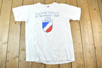 Vintage 1990 France Northside High Souvenir Single Stitch Graphic Print T-Shirt