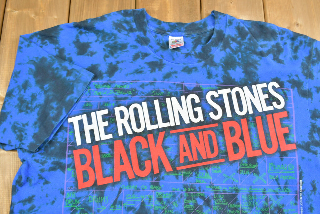 Vintage 1994 Rolling Stones Black And Blue Tour T-shirt