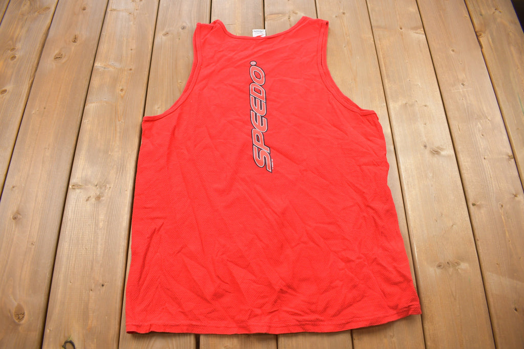 Vintage 1998 Speedo Tank Top Graphic T Shirt