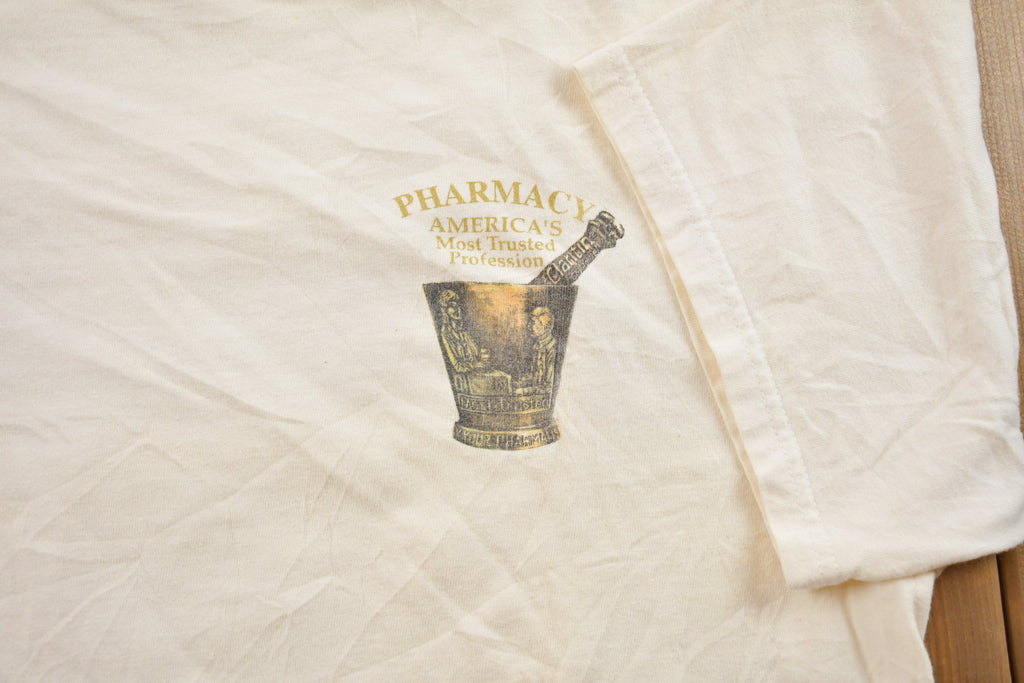 Vintage 1990s Pharmacy Profession T-Shirt