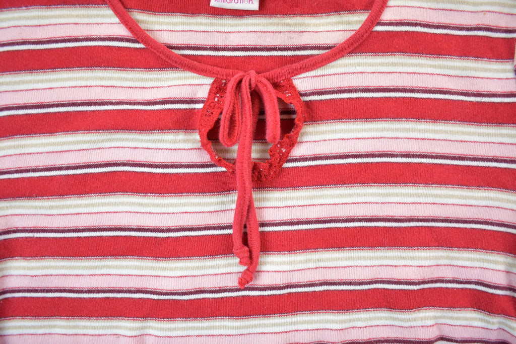 Vintage 1990s Striped Crewneck Sweatshirt