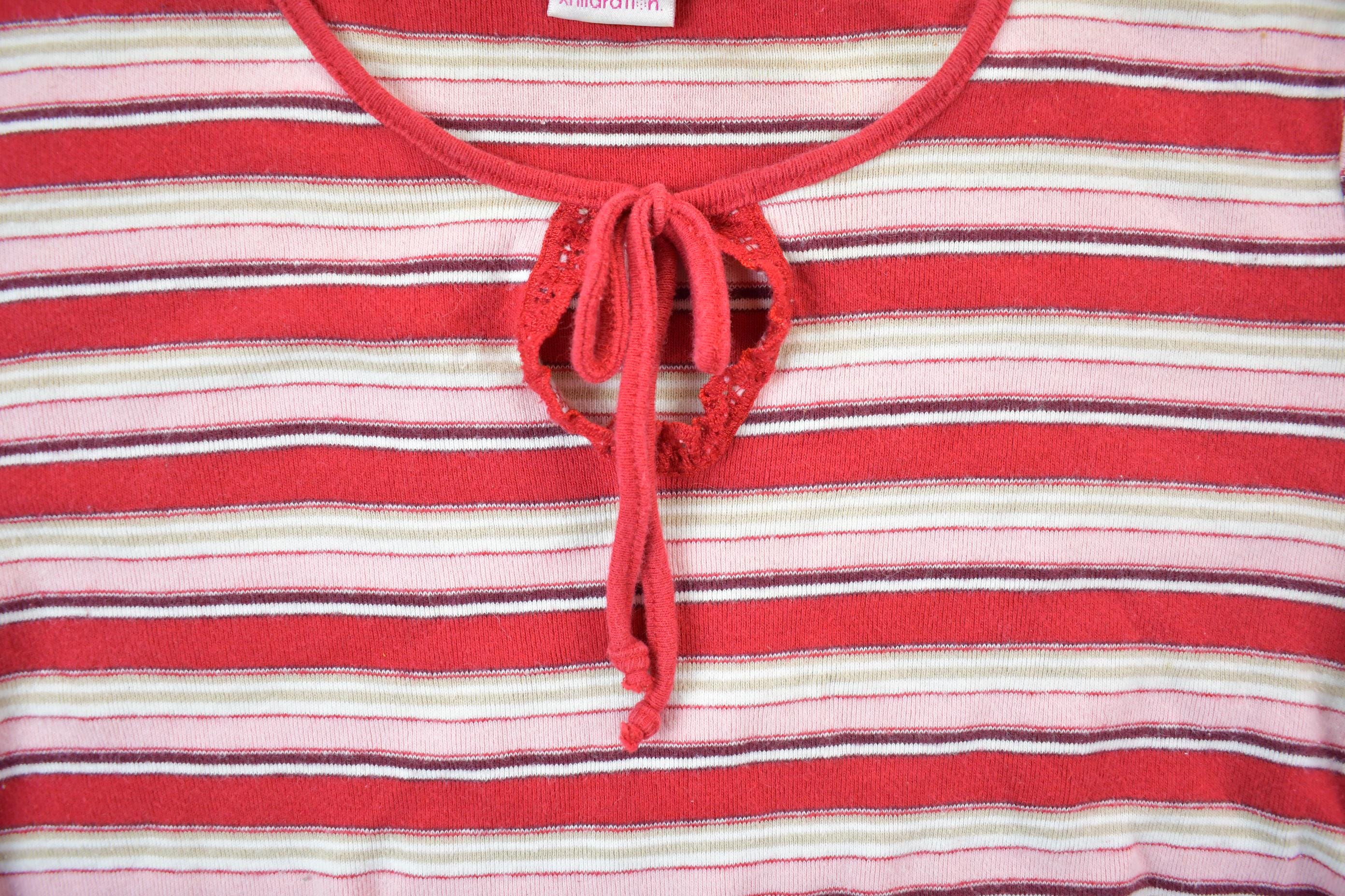 Vintage 1990s Striped Crewneck Sweatshirt
