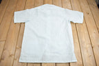 Vintage 1970s Double Red Horse Embroidered Button Up Shirt  70s Button Up  Vintage Embroidery  Short Sleeve  True Vintage