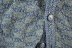 Vintage 1990s Jantzen Knit Abstract Pattern Cardigan Sweater Mens XL  90s Crewneck  Preppy Knits  Wool Blend  Cotton Blend