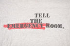 Vintage 1990s Nike Emergency Room Graphic Print Souvenir Basketball T-Shirt Men's L