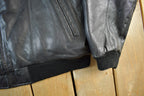 Vintage 1990s Pittsburgh Steelers Leather Varsity NFL Football Jacket Men's Large