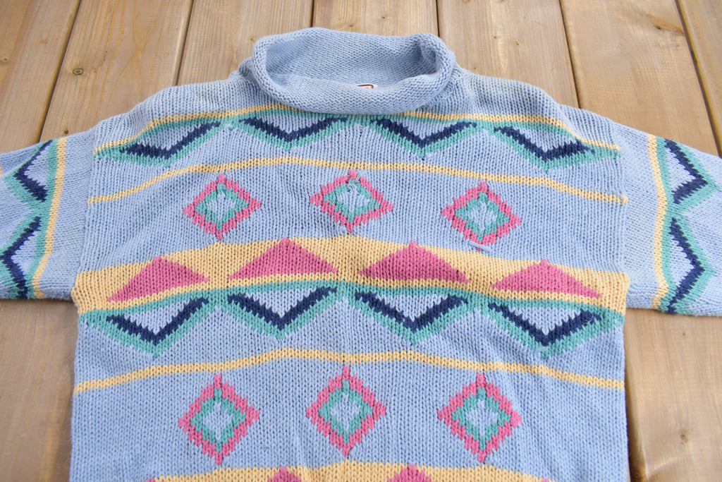 Vintage 1990s Merona Sport Knit Turtleneck Sweater
